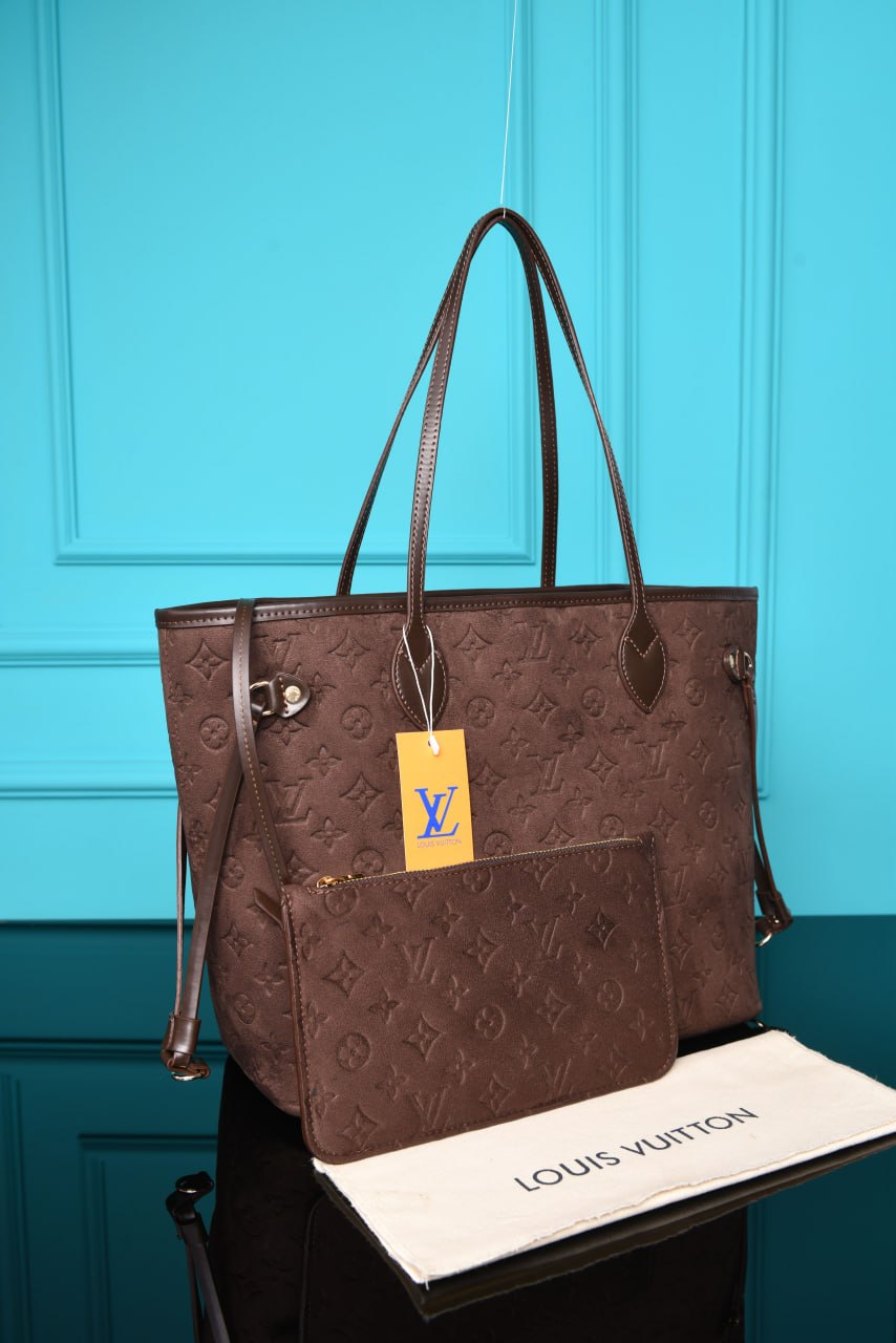 LVS - Neverfull Empreinte MM in Suede