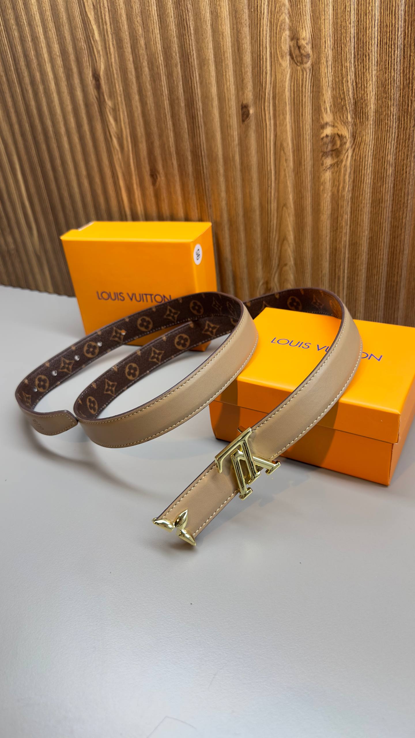 LVS- Leather Imported Belt