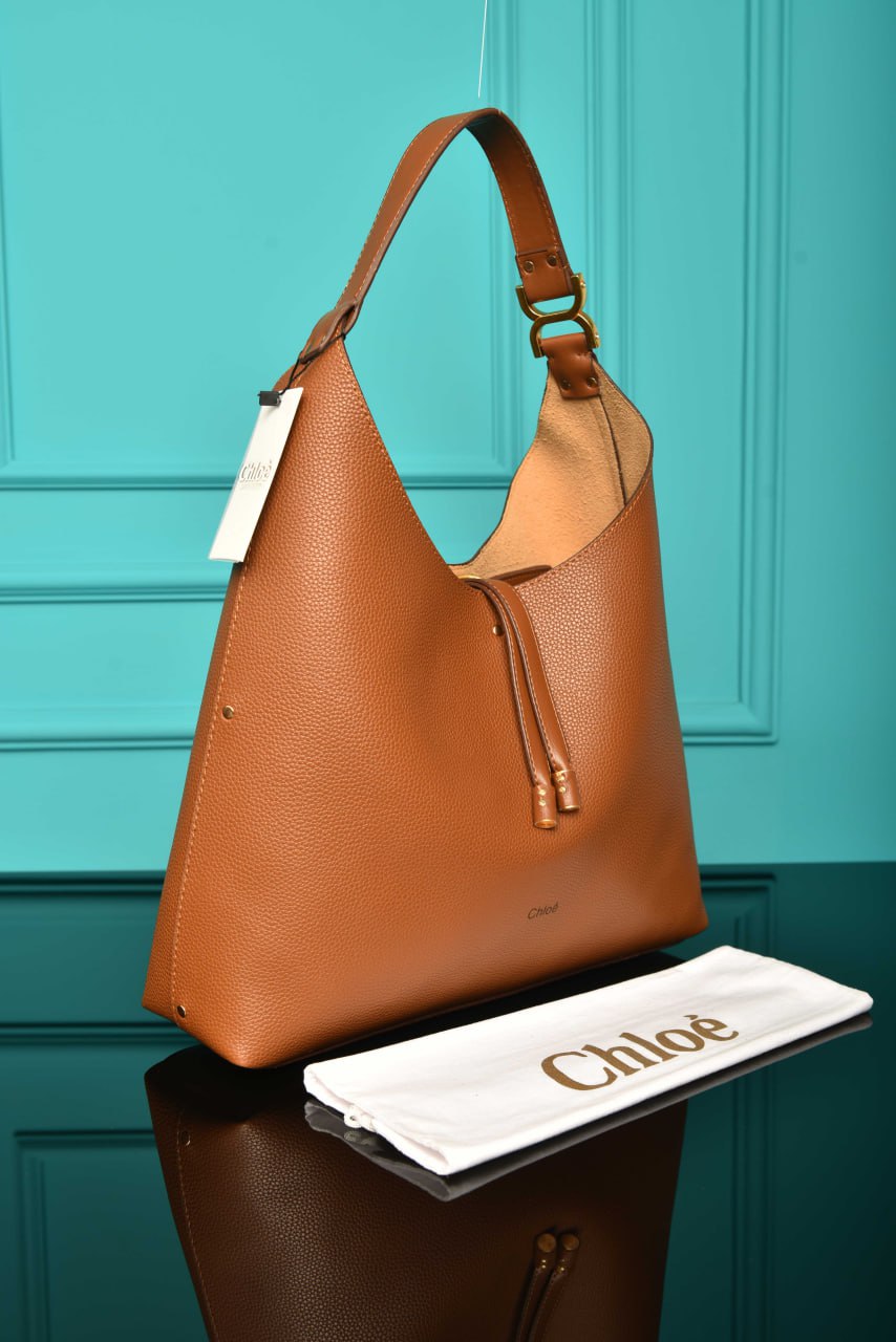 CLE - Marcie Hobo Bag in Grained Leather