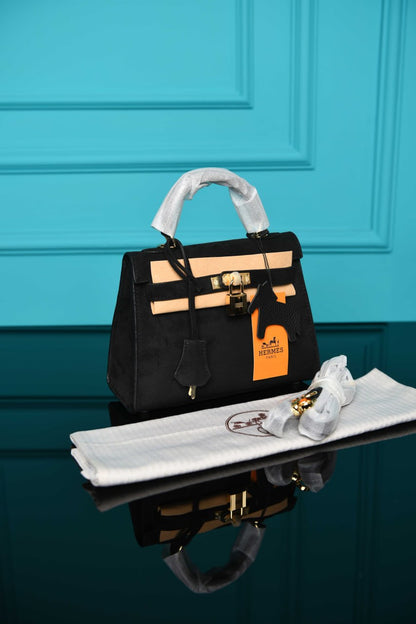 HRMS-  Kelly 22 Bag in Suede