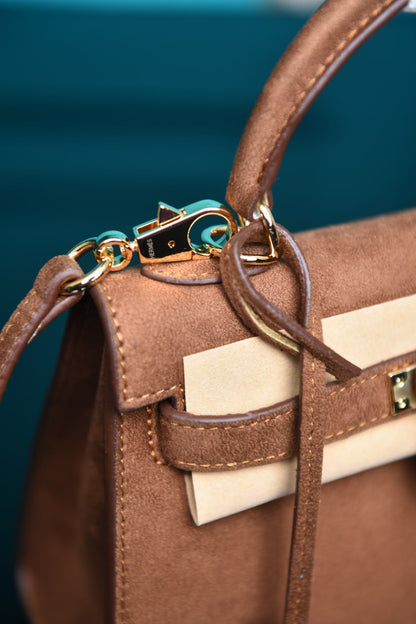 HRMS-  Kelly 22 Bag in Suede