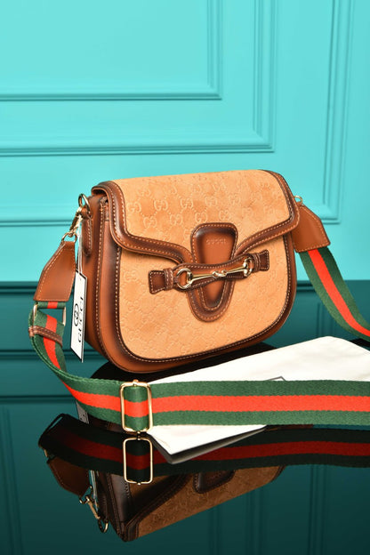GG - Horsebit Shoulder Bag in Leather