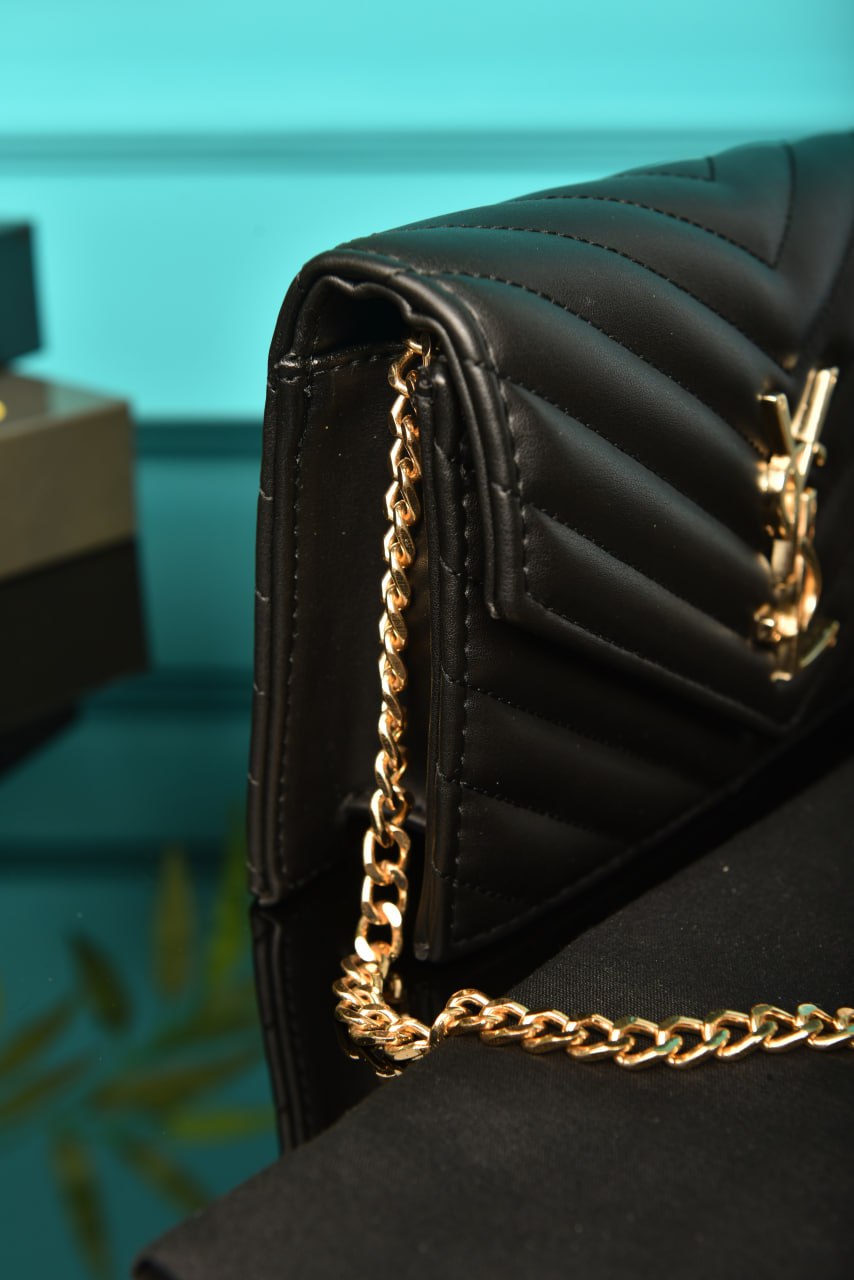 YSI-Cassandre Leather Wallet on Chain