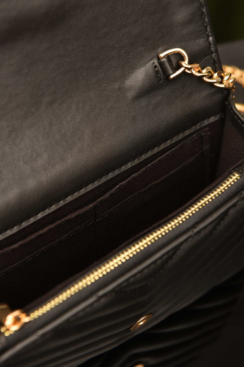 YSI-Cassandre Leather Wallet on Chain