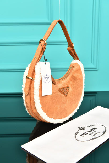 PRD - Arque Small Leather Shoulder Bag (Suede)