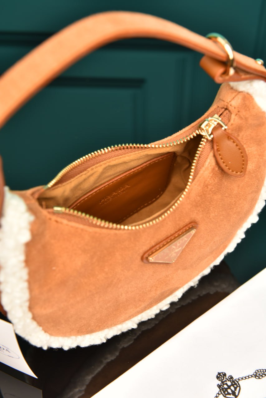 PRD - Arque Small Leather Shoulder Bag (Suede)