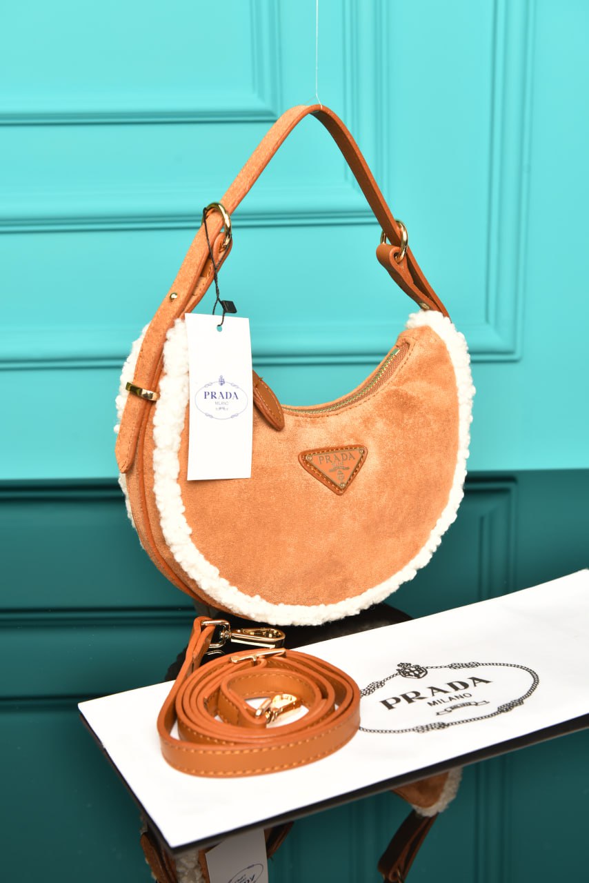 PRD - Arque Small Leather Shoulder Bag (Suede)